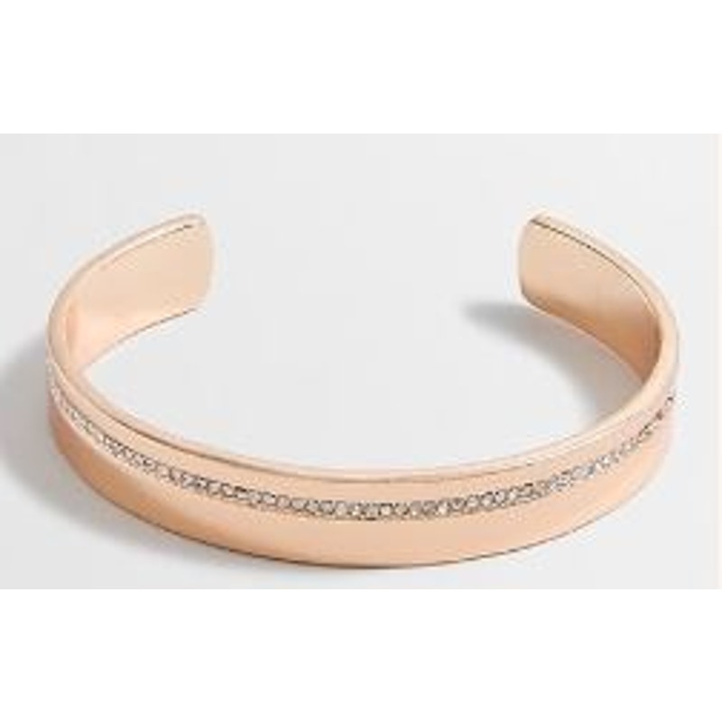 JCrew Womens Crystal Line Cuff Bracelet Gold Nwot 58 15$